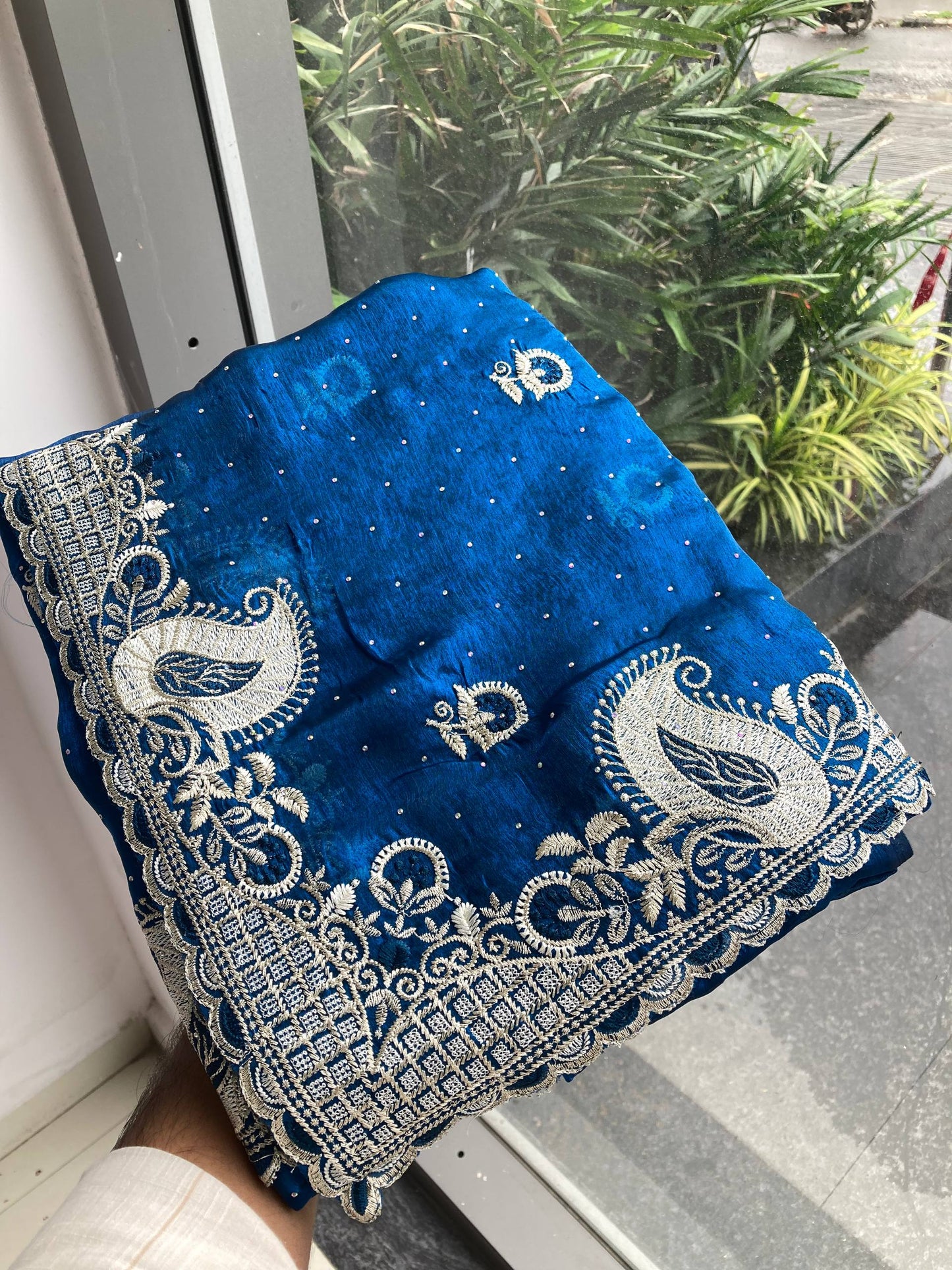 Party Wear Soft Fendy Chiffon silk Saree