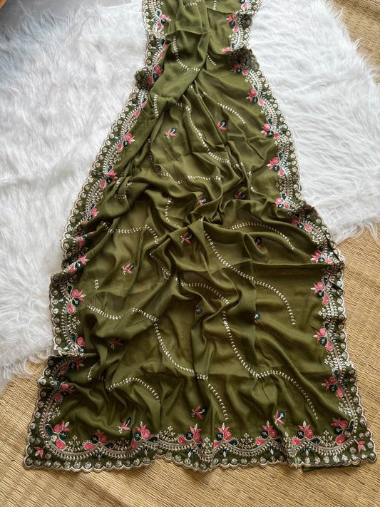 Presenting our latest georgette saree collection