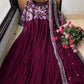 PRESENTING NEW DESIGNER  SEQUINS EMBROIDERED ANARKALI GOWN