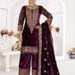 Pure Heavy Viscose Velvet With Heavy Embroidery Coding Sequence Work Suit