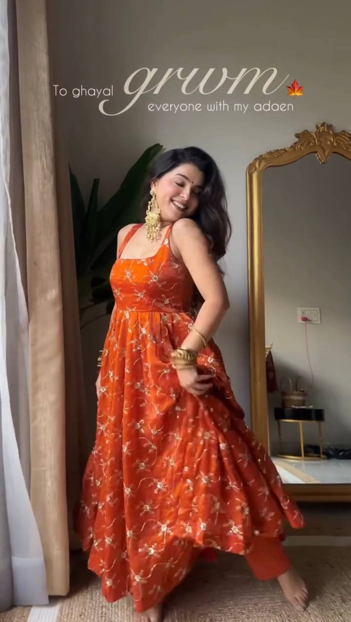 PREMIUM READYMADE ANARKALI SUIT SET