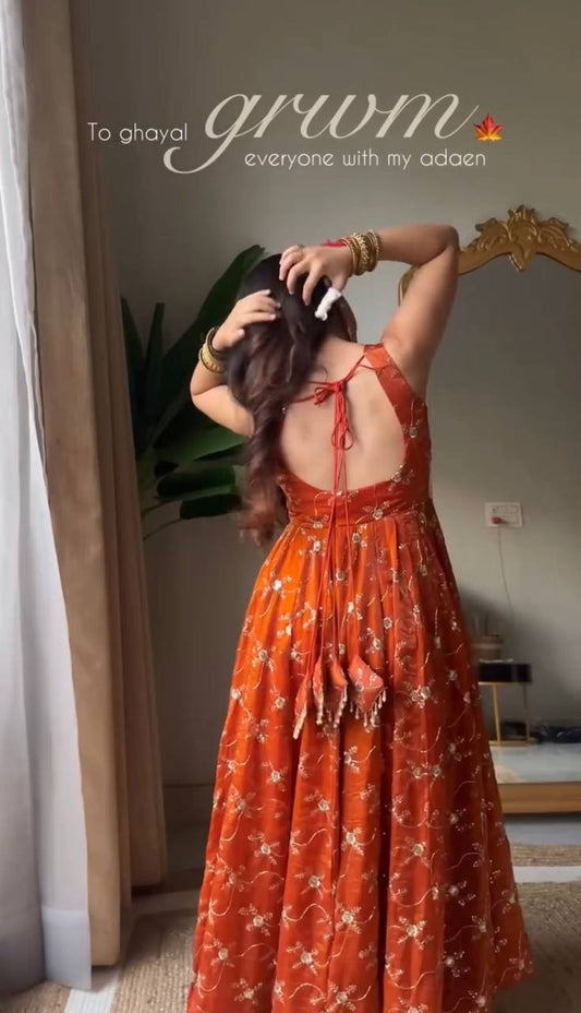 PREMIUM READYMADE ANARKALI SUIT SET