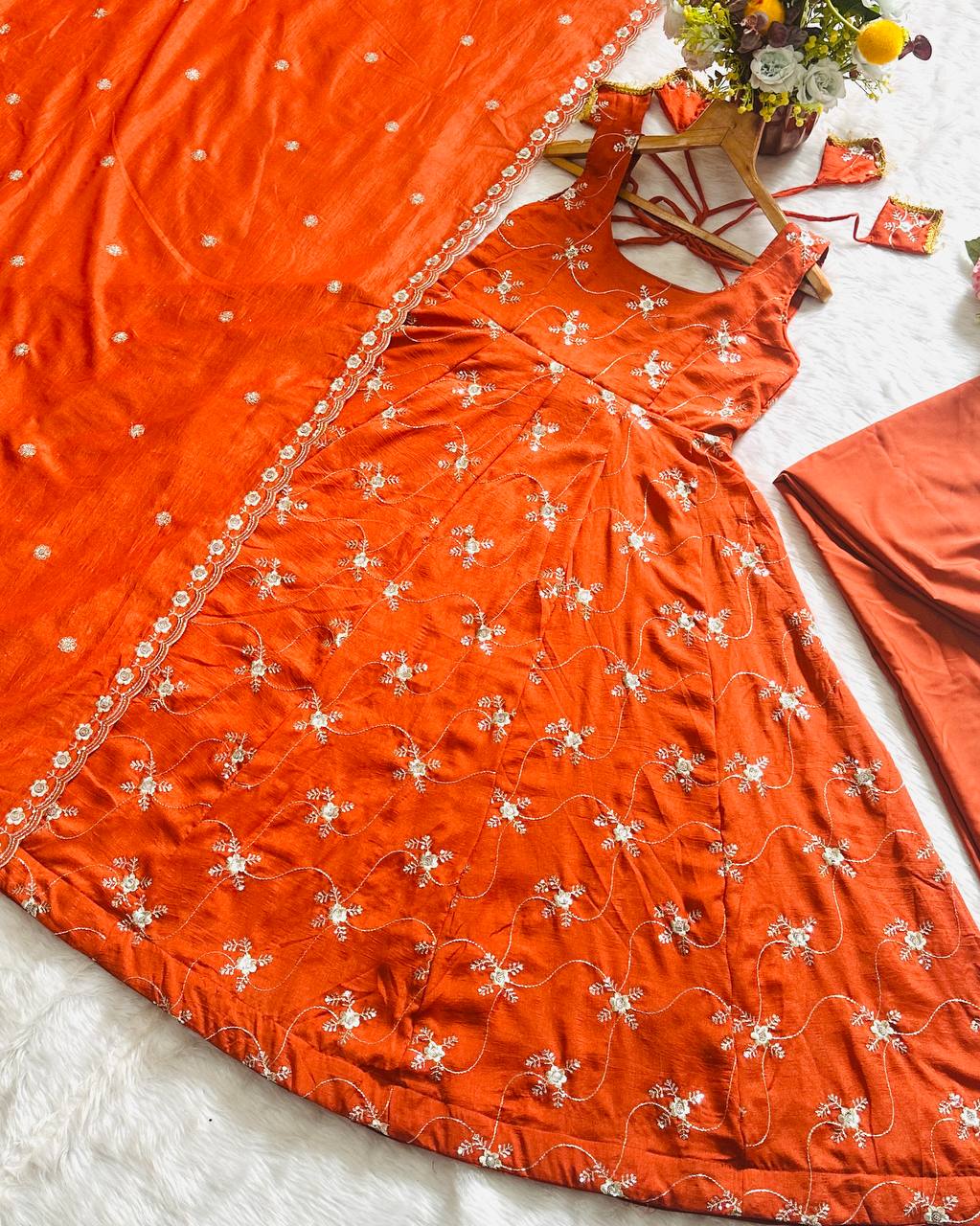 PREMIUM READYMADE ANARKALI SUIT SET