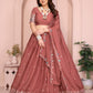 Star Georgette Embroidery Work Lehenga Choli