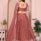 Star Georgette Embroidery Work Lehenga Choli