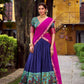 Aastha Silk Printed With Zari Weaving Work Lehenga