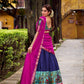Aastha Silk Printed With Zari Weaving Work Lehenga