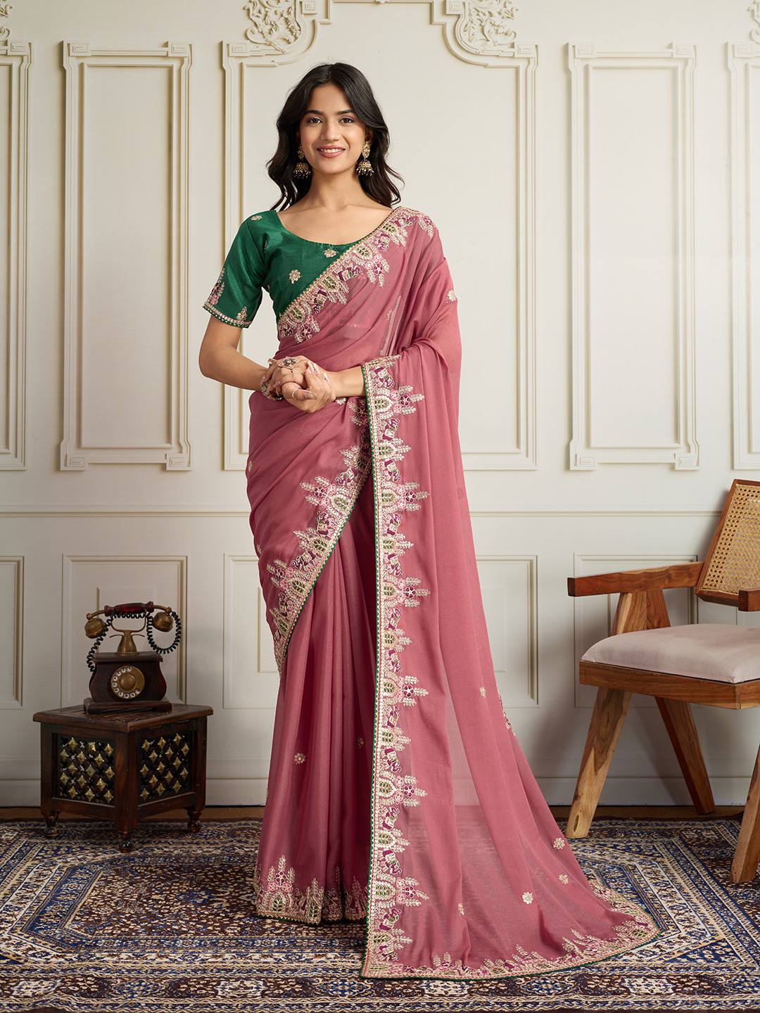 Looking some one for this same colour beautiful Saree