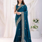 Party Wear Chinon Saree
