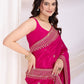 Party Wear Chinon Saree