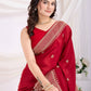 Party Wear Chinon Saree
