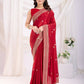 Party Wear Chinon Saree