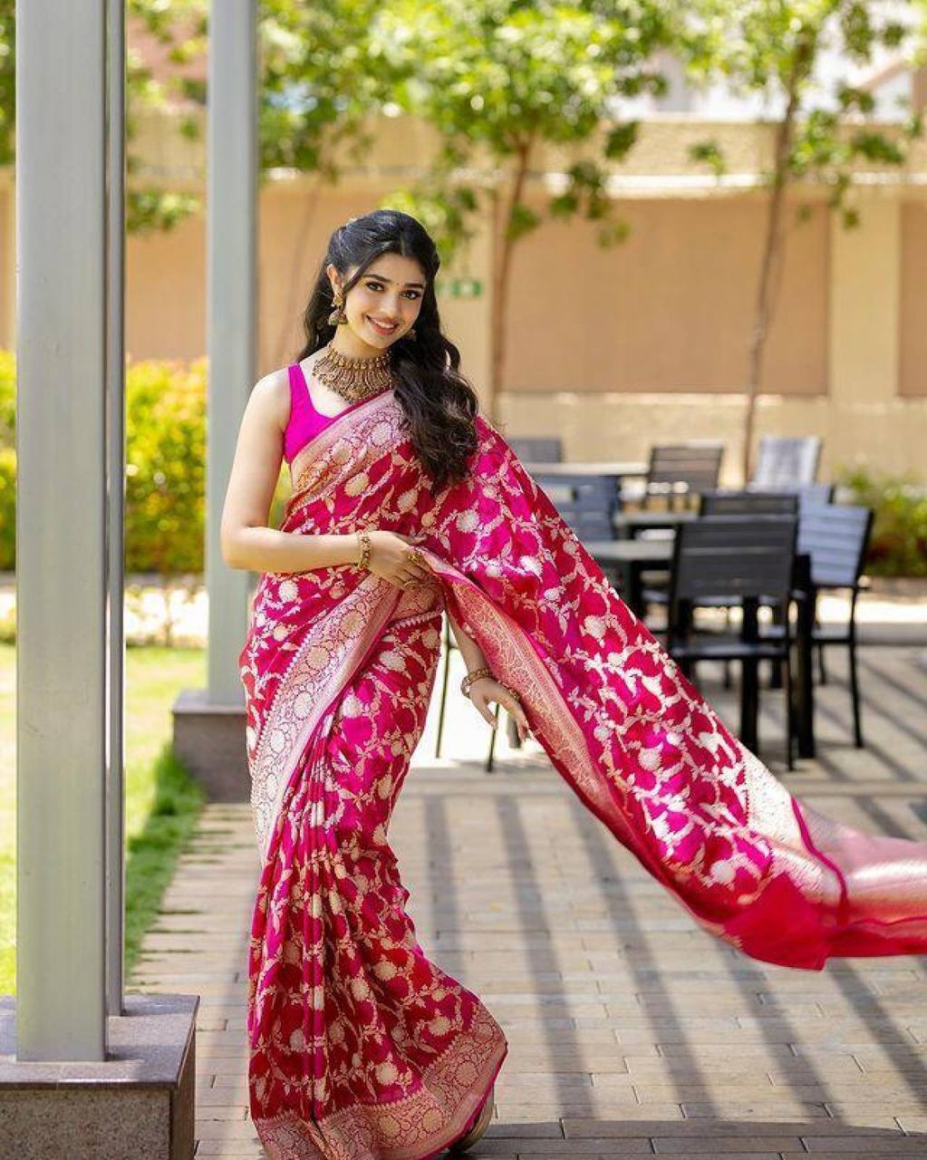 SOFT LICHI SILK CLOTH SAREE