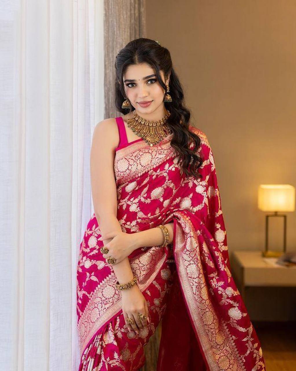 SOFT LICHI SILK CLOTH SAREE