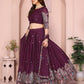 Star Georgette Embroidery Work Lehenga Choli