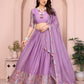 Star Georgette Embroidery Work Lehenga Choli