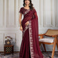 Party Wear Soft  Fendy Chiffon silk Saree