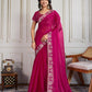 Party Wear Soft  Fendy Chiffon silk Saree