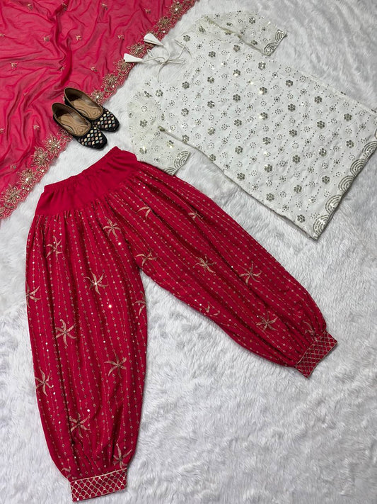 Launching New Designer Party Wear Look Top Patiyala Salwar and Dupatta