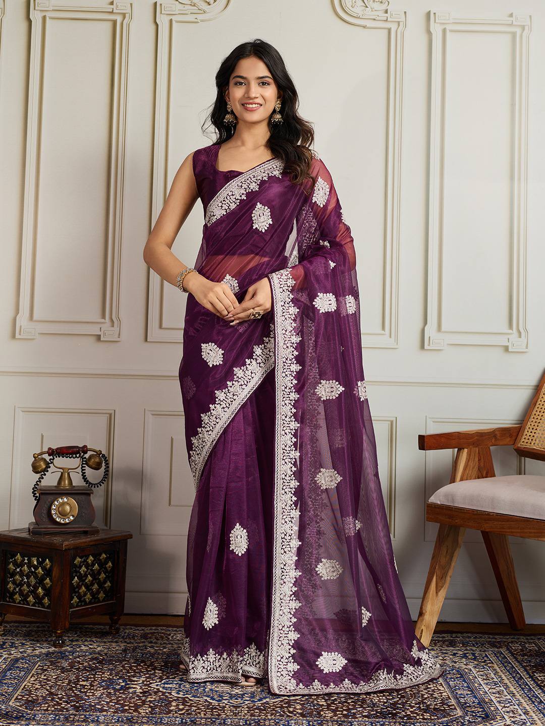 Looking some one for this same colour beautiful Saree