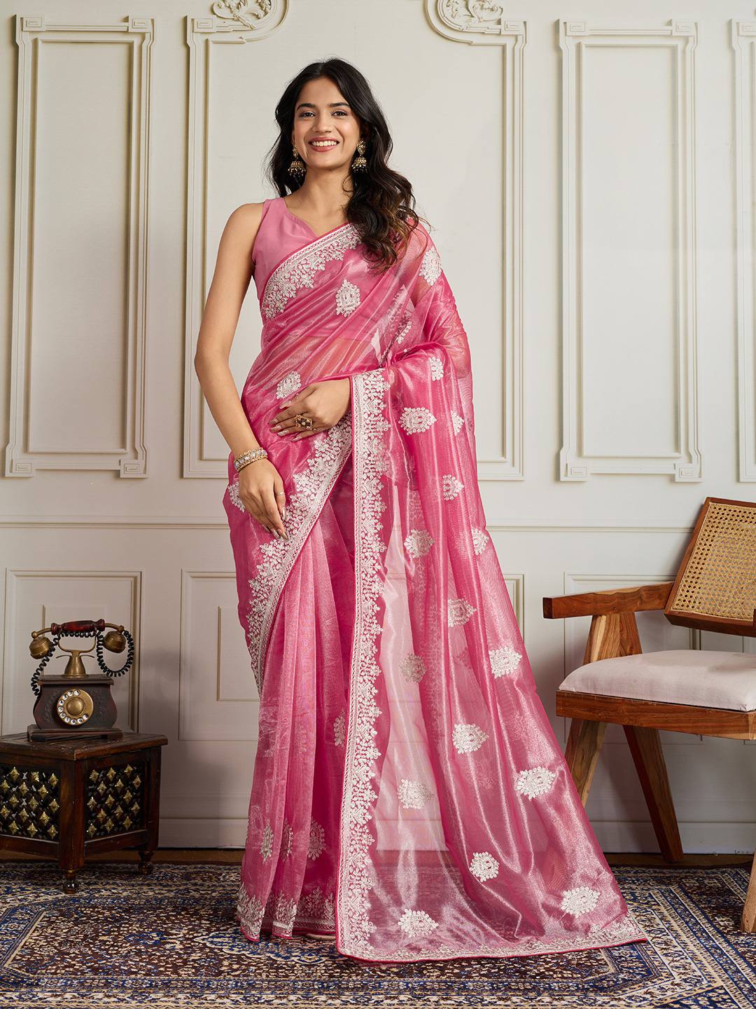 Looking some one for this same colour beautiful Saree