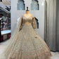 NEUER LEHENGA CHOLI AUS SAMT IM BEUTIQUE-STIL MIT STICKEREI UND KORDELN