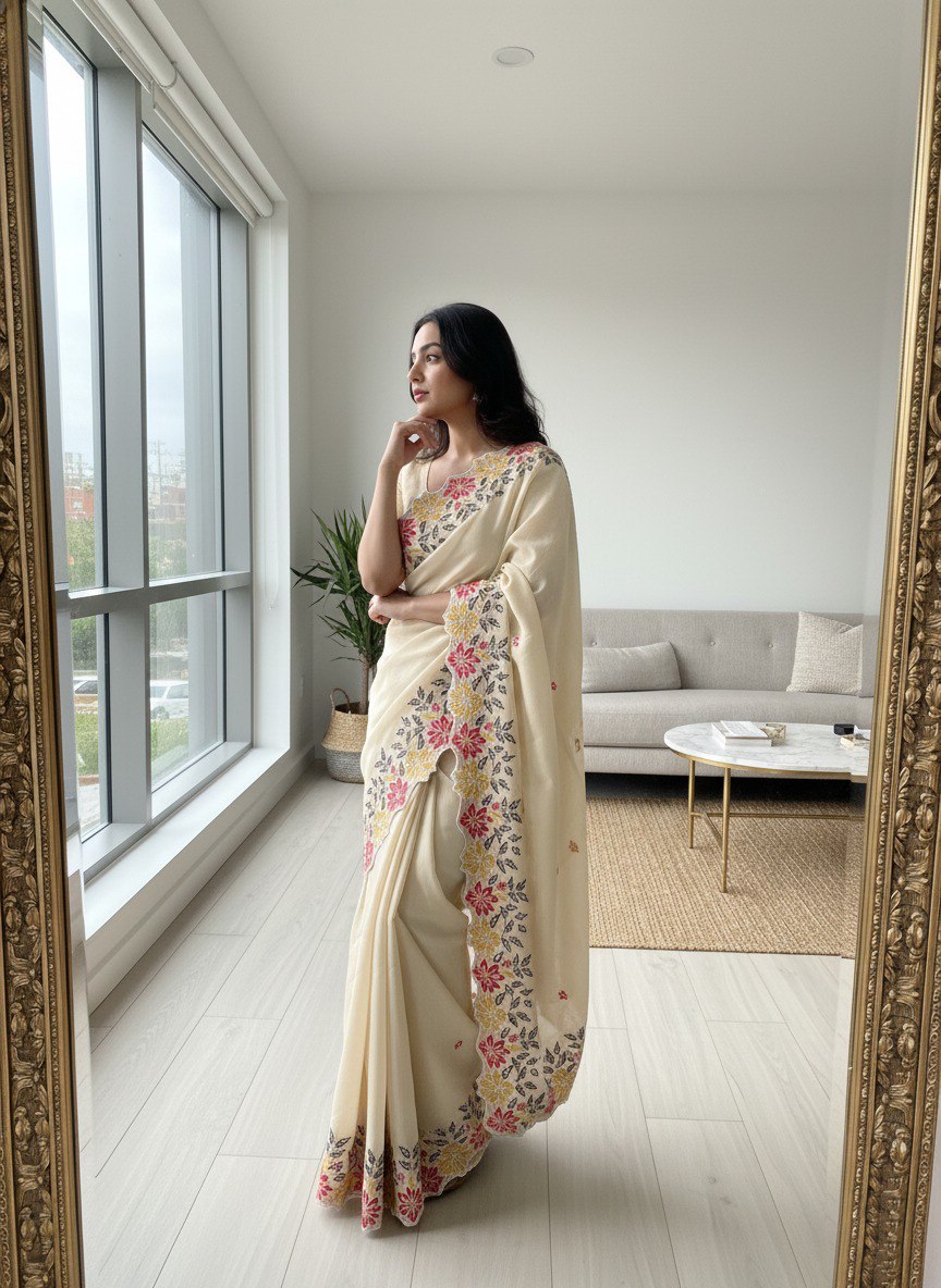 Party Wear Soft Star Georgette Saree
