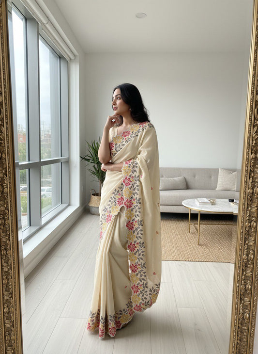 Party Wear Soft Star Georgette Saree