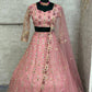 Launching 4 meter flared Premium Quality Soft Net Lehenga