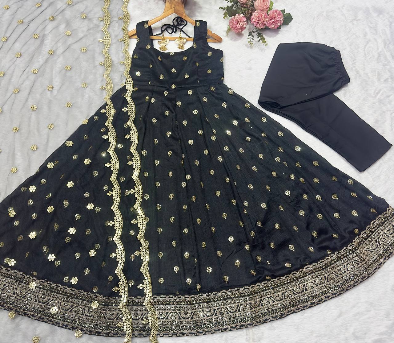 PREMIUM READYMADE ANARKALI SUIT SET