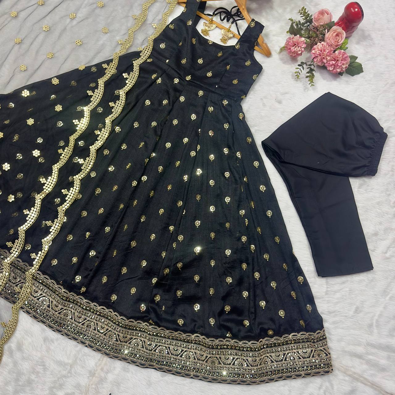 PREMIUM READYMADE ANARKALI SUIT SET