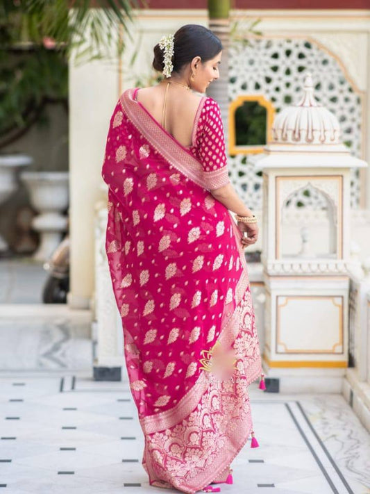 SOFT LICHI SILK CLOTH SAREE