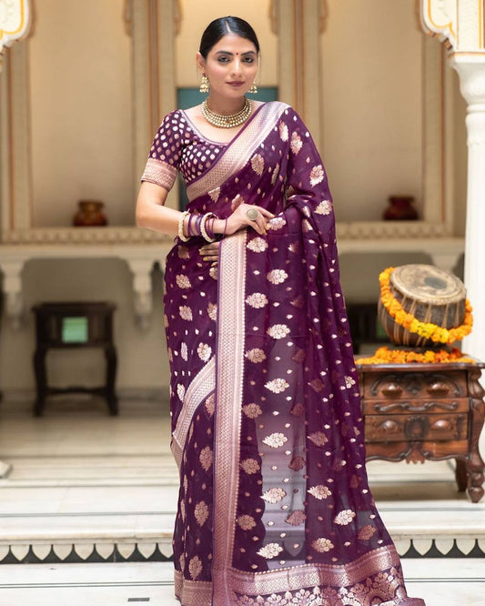 SOFT LICHI SILK CLOTH SAREE