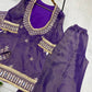 EXCLUSIVE 4 PIECE PLAZZO PAIR WITH REAL MIRROR AND EMBROIDERY WORK