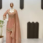 EXCLUSIVE 4 PIECE PLAZZO PAIR WITH REAL MIRROR AND EMBROIDERY WORK