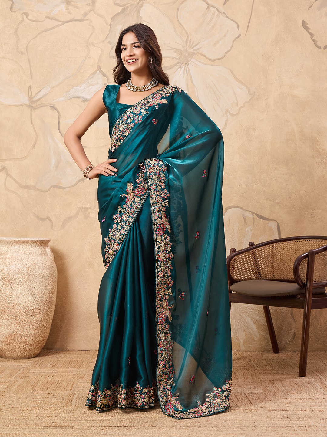 Party Wear Zimmy Chu Saree
