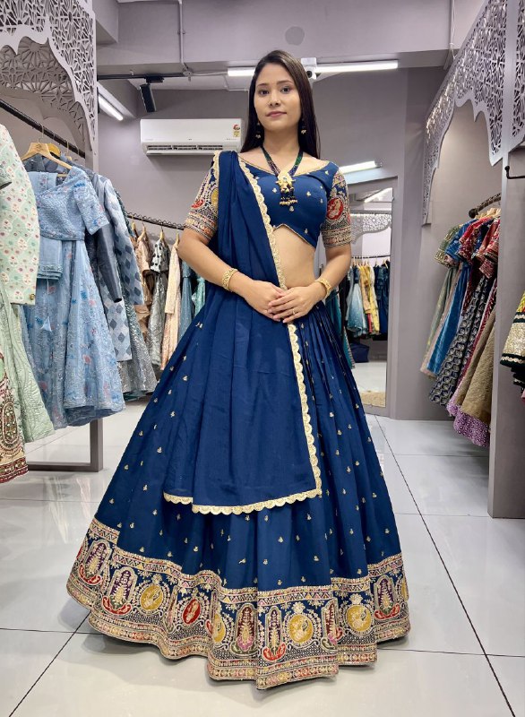 Damaniya Lehenga Choli (Full Stitched)