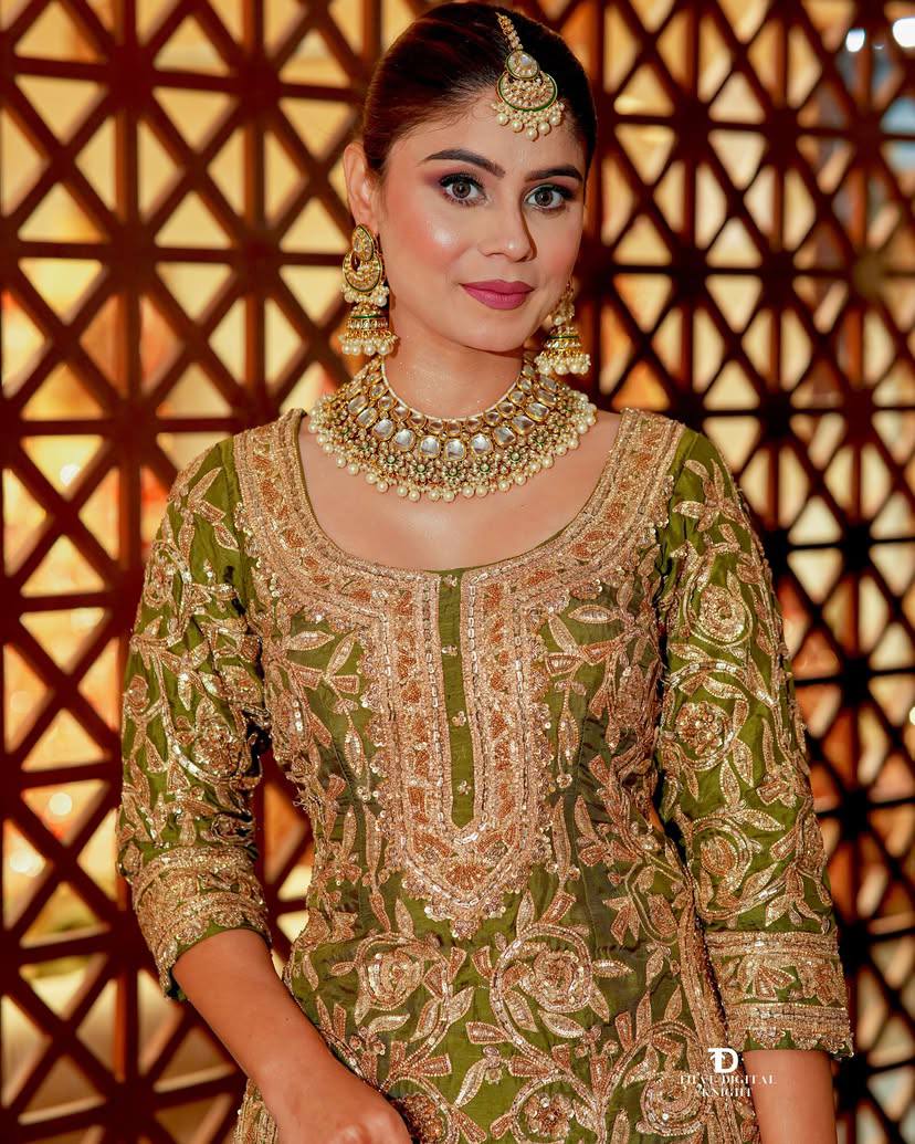 New Designer Party Top Sharara & Dupatta Set