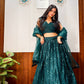 Dazzle this festive season with this beautiful sequins lehenga set