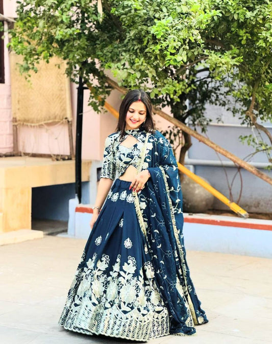 Fox Georgette Launching New Festival Lehenga Choli