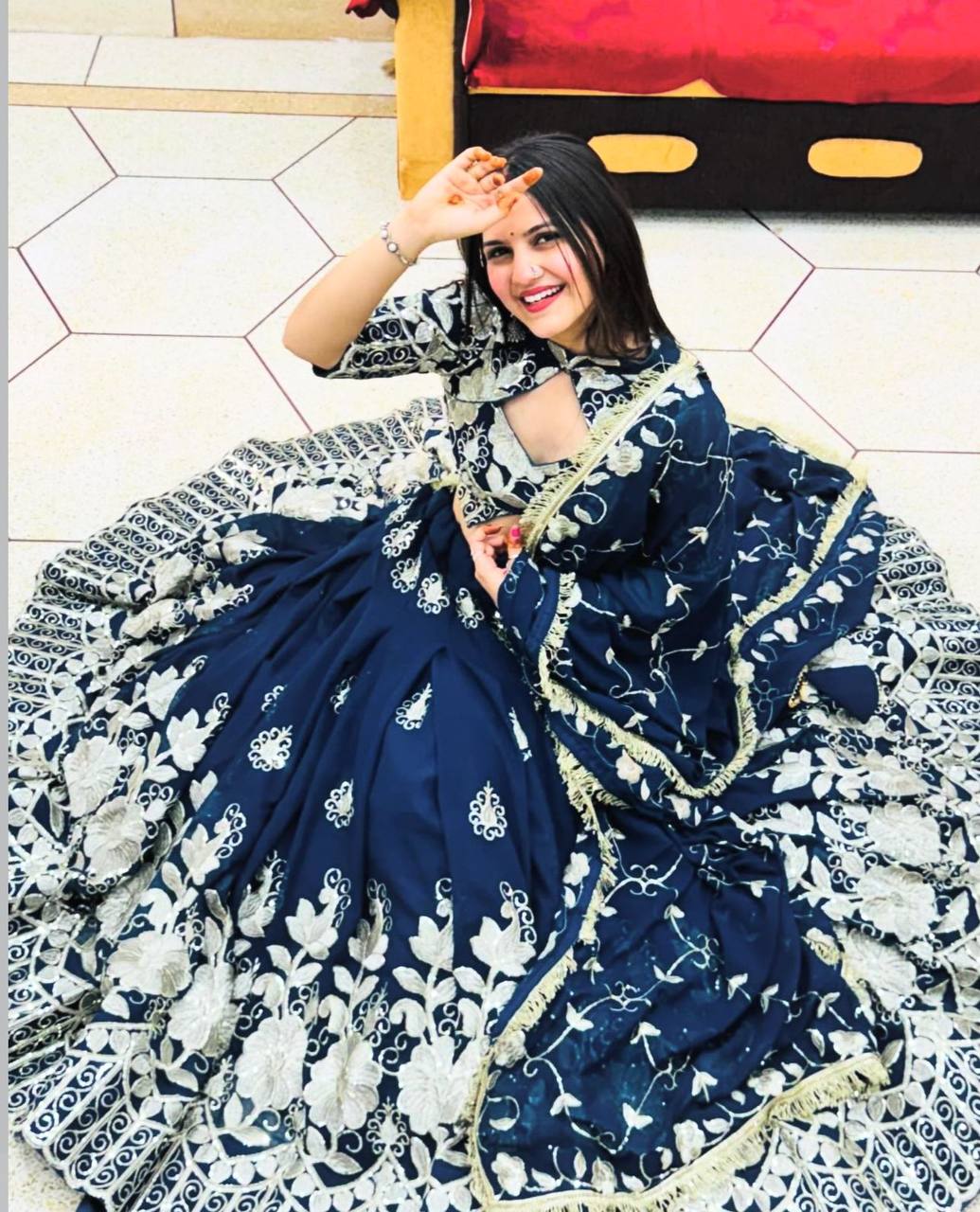 Fox Georgette Launching New Festival Lehenga Choli