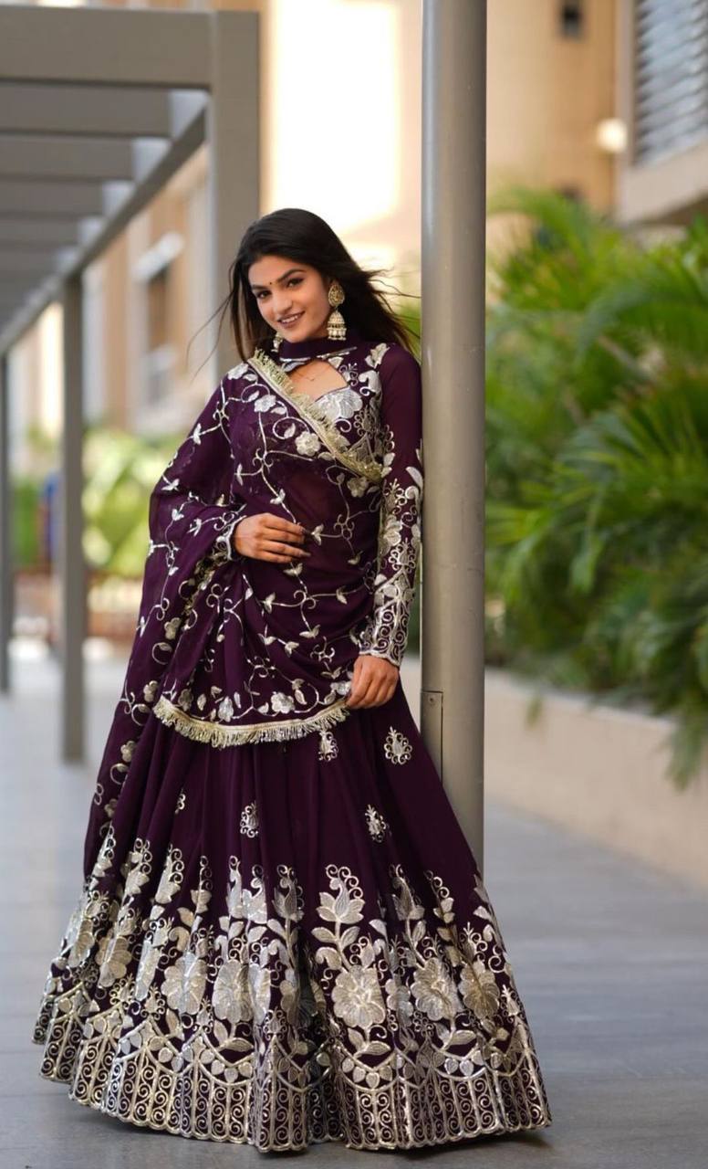 Fox Georgette Launching New Festival Lehenga Choli