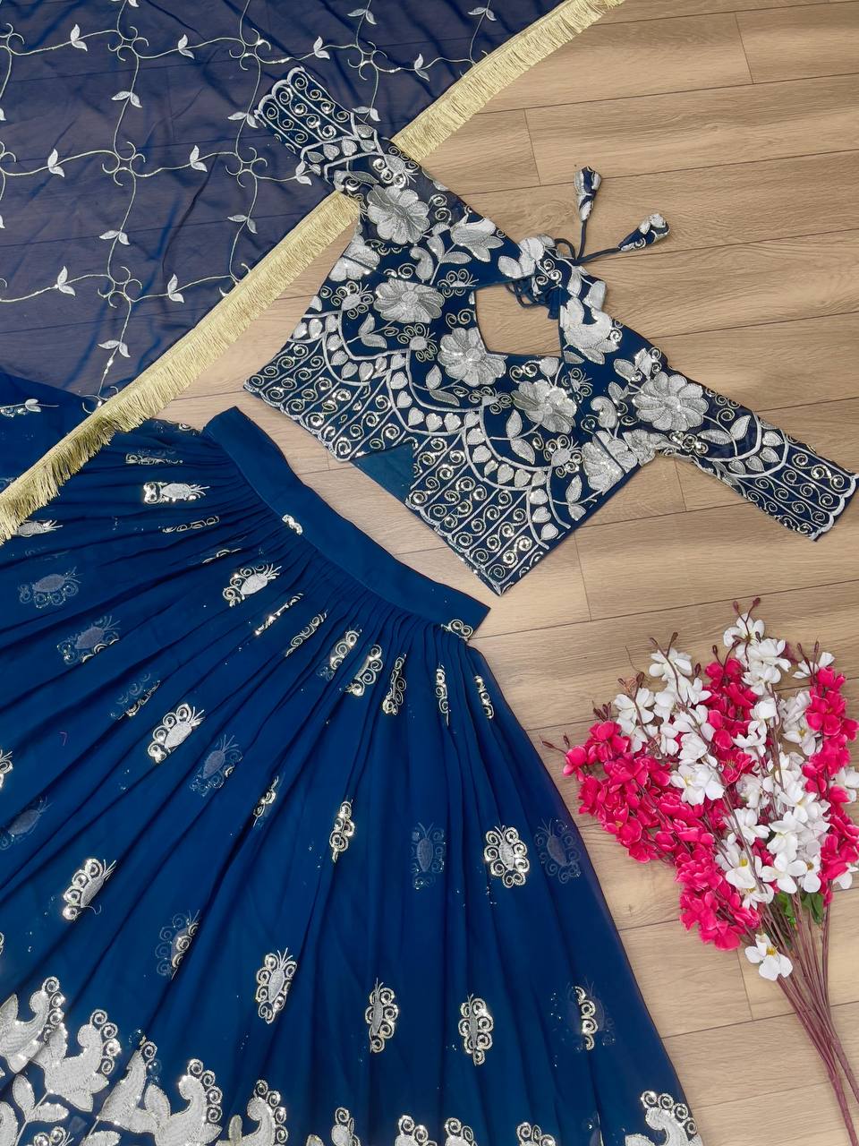 Fox Georgette Launching New Festival Lehenga Choli