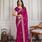 Party Wear Soft Fendy Chiffon silk Saree