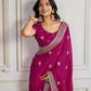 Party Wear Soft Fendy Chiffon silk Saree