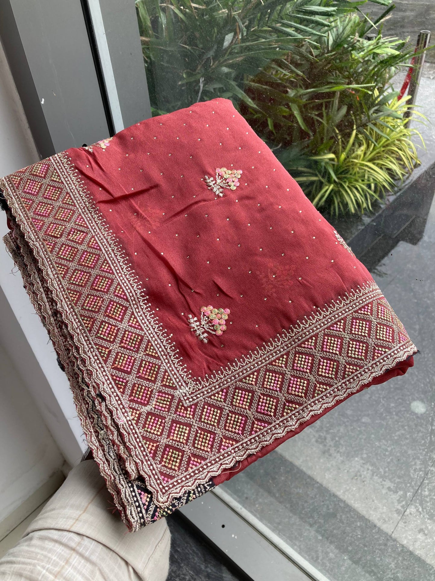 Party Wear Soft Fendy Chiffon silk Saree