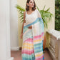 Heavy Cotton Digital Print Border in Saree
