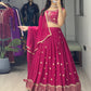 Elegance meets Class in this embroidery lehenga