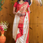 Silk Saree from the store is adorned with beautiful Zari work Saree