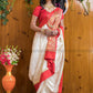 Silk Saree from the store is adorned with beautiful Zari work Saree